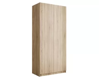 Шкаф Локер 2-х дверный складной Push-to-move правый (ЛДСП, 1000) - Дуб Сонома (E1)