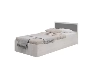 Кровать Фиеста 0,9м - Дуб Крафт белый/Графит (BTS)