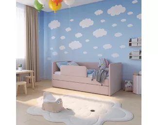 Кровать Jenny (160х80, ЯМБ) - Светло-розовый (Romack)