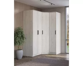 Шкафы Фиеста - Комплект 1 - Дуб Крафт белый (BTS)