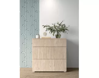 Комод Мультиформ 800 (3 ящика) - Дуб Фербенк (Горизонт)