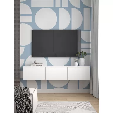 Консоль ТВ Мультиформ 1500 - Белый (Горизонт)