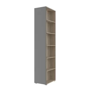 Шкаф торцевой Бостон - Дуб Фербенк/Серый графит (Горизонт)