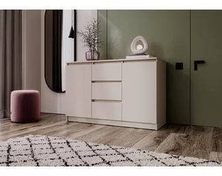 Комод Челси 1200 (2 двери, 3 ящика) - Кашемир (МИФ)