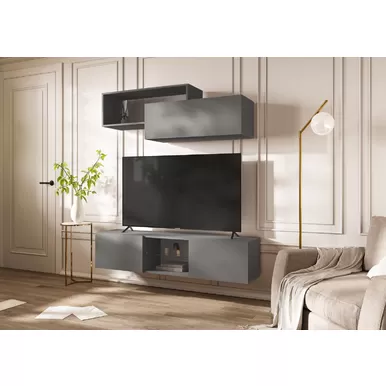 Гостиная Челси - Комплект 1 - Графит (МИФ)