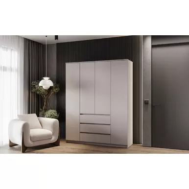 Шкаф 4-х ств. Челси 1600 - Кашемир (МИФ)