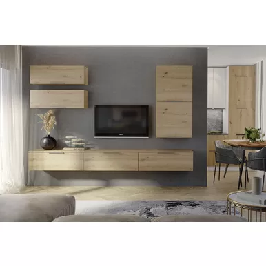 Гостиная Слайд (Комплект 2) - Дуб дикий (Столлайн)