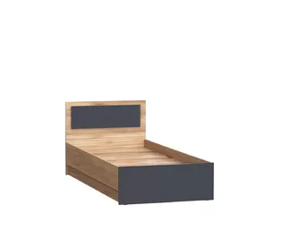 Кровать Мартина 0,9м - Дуб Крафт/Графит (МИФ)