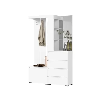 Прихожая Хелен ПР-01 (МДФ) - Белый (Стендмебель)