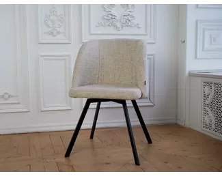 Стул Монти - Велюр Беж/Черный (ДСВ Мебель)