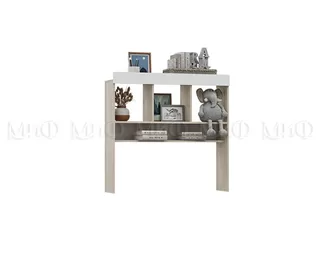 Надстройка Мартина - Дуб Сонома/Белый глянец (МИФ)