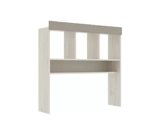 Надстройка Юниор-4 - Дуб Крафт белый/Шарли Мокко (МИФ)