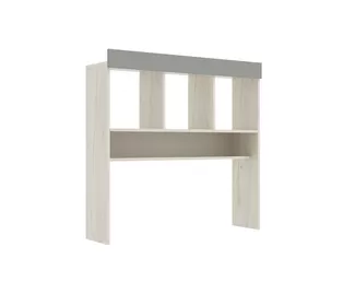 Надстройка Юниор-4 - Дуб Крафт белый/Шарли Бриз (МИФ)