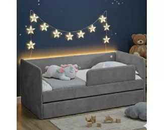 Диван-кровать Молли (200х90, ЯМБ) - Графит (Romack)