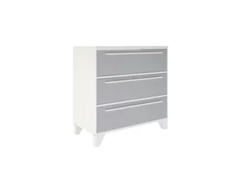 Комод Соня - Белый / Серый (Боринское)