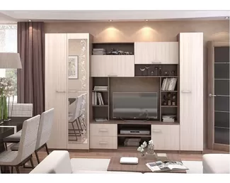 Гостиная Марта-М (Ясень шимо) Стендмебель