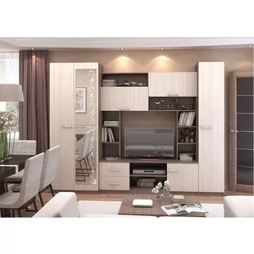 Гостиная Марта-М (Ясень шимо) Стендмебель