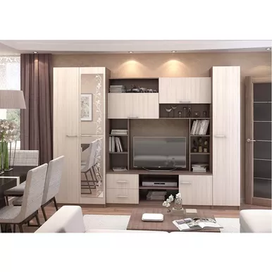 Гостиная Марта-М (Ясень шимо) Стендмебель