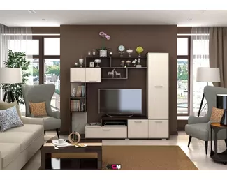 Гостиная Капри (Венге/Белфорт) Стендмебель