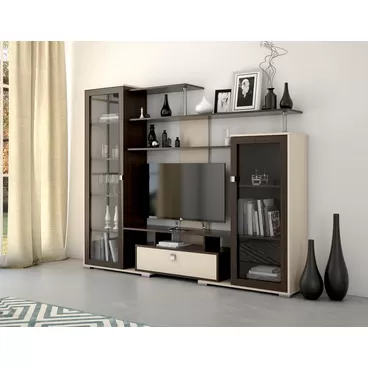 Гостиная Соло 5 - Венге / Дуб молочный