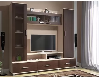 Гостиная Соло 8 - Венге / Дуб молочный