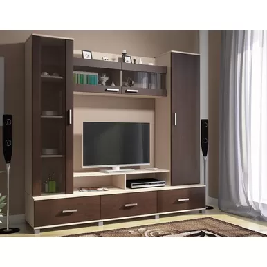 Гостиная Соло 8 - Венге / Дуб молочный