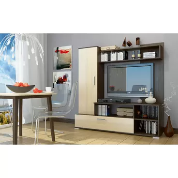 Гостиная Лима - Венге/Дуб молочный (Горизонт)