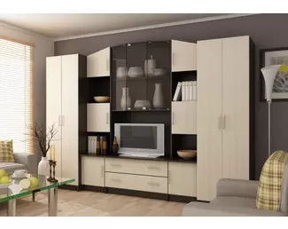 Гостиная Макарена ЛДСП - Венге /Дуб (Горизонт)