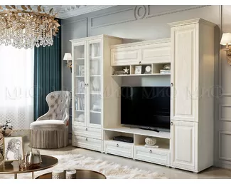 Гостиная Престиж-1 (Вариант 1) - Сандал светлый (МИФ)