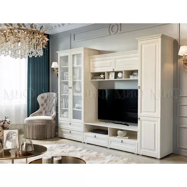 Гостиная Престиж-1 (Вариант 1) - Сандал светлый (МИФ)