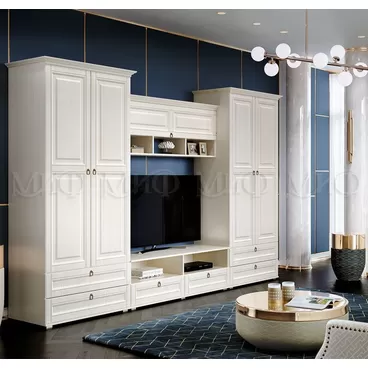 Гостиная Престиж-1 (Вариант 4) - Сандал светлый (МИФ)