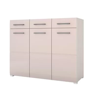 Комод Ненси (ясень шимо-капучино глянец) (Горизонт)