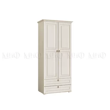 Шкаф 2 ств. Престиж-1 платяной (Сандал светлый) МИФ