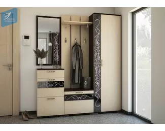 Прихожая Юнона-2 - Комплект 4 - Венге / Дуб молочный (МК Стиль)