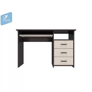 Стол компьютерный СК-6 (Лик-5) - Венге/Дуб молочный (МК Стиль)