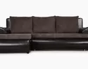 Угловой диван Цезарь (левый) коричневый