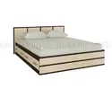 Кровать Сакура 1.6 м (Дуб беленый/Венге) МИФ