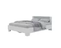 Кровать Nova 1,4 м - Белый/ Бетон