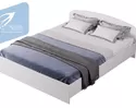 Кровать Хлоя КР-005 - Белый Гладкий (Мк Стиль)