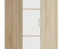Шкаф угловой Сакура - Дуб сонома/Белый (BTS)