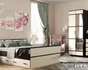 Спальня Сакура - Комплект 4 - Венге/Лорендо (BTS)