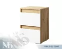 Модульный письменный стол Селфи - Комплект 1 - Крафт/Белый глянец (BTS)