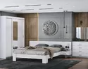 Спальня Эва - Комплект 2 -Белый гладкий (МК Стиль)