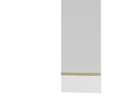 Тумба Сакура с зеркалом СЗ-01 - Сонома/белый (BTS)