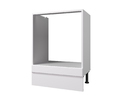 Кухня Ева 2.0м - Вариант 2 - Белый софт (Горизонт)
