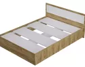 Кровать 1,4м Евро - Белый / Крафт (BTS)