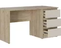 Стол письменный Бостон СП-001 - Кашемир/Дуб Крафт серый (МК Стиль)