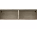 Полка навесная закрытая (119 см) Альянс - Дуб Крафт / Белый глянец (Столлайн)