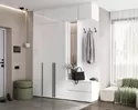 Модульная прихожая Норд (Комплект 3) - Белый / Белый глянец (МИФ)