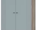 Шкаф 2-х створчатый Олива ШК-03 - Дуб Каньон/Шарли бриз MF11 (BTS)